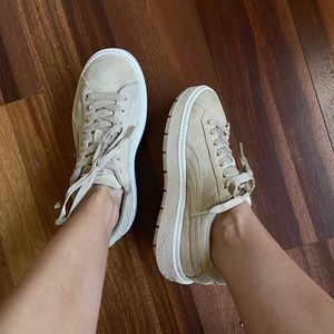 Suede Puma Platform Sneakers